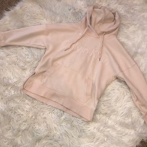 Light pink Calvin Klein hoodie